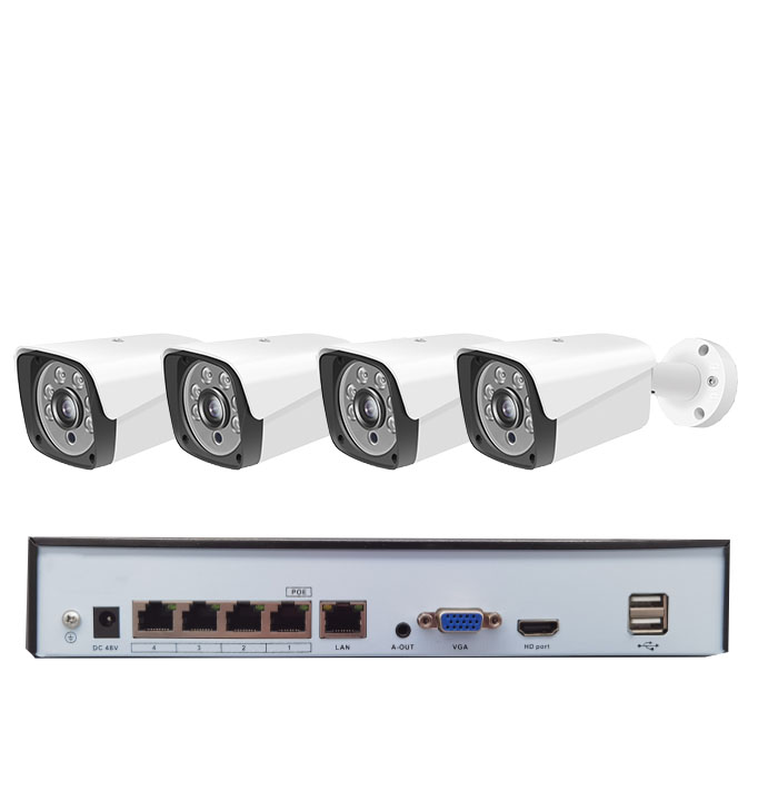 4CH PoE NVR Kit 5MP