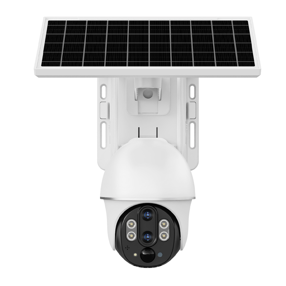 4G dual lens 10X ZOOM PTZ Solar camera